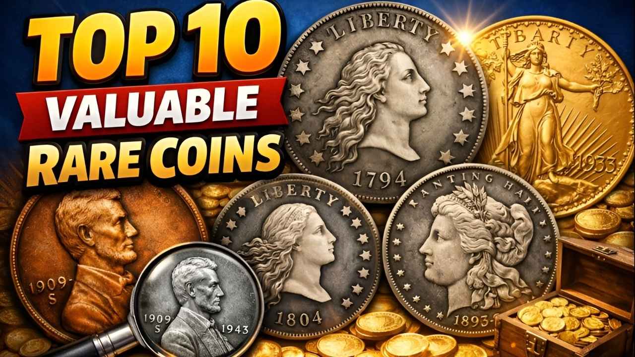 Top 10 Valuable Rare Coins: A Complete Collector’s Value Guide