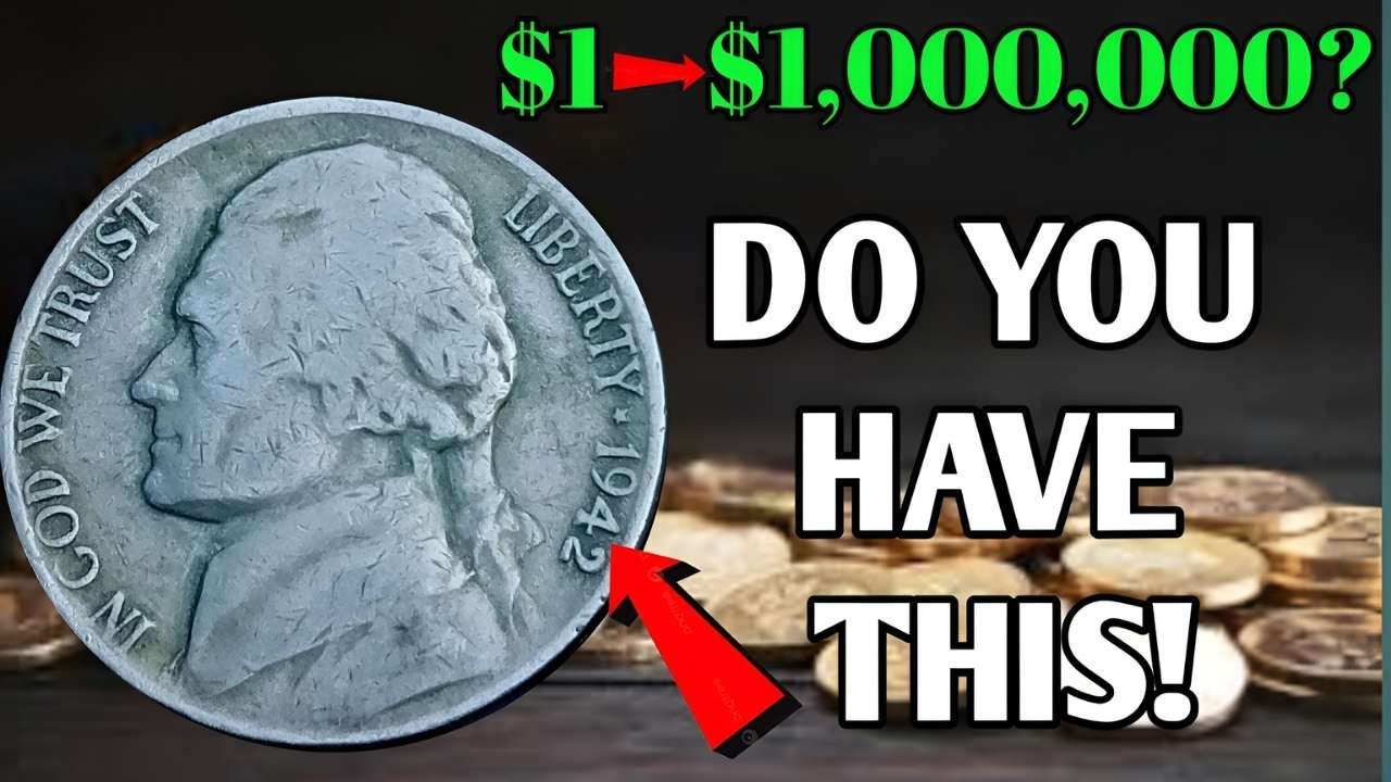 1942 Jefferson Nickel Worth Big Money: This 5¢ Coin Could Change Your Life